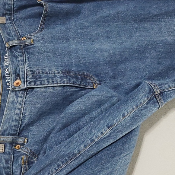 Lands' End jeans women's size 18 blue straight leg fit 3 - Picture 11 of 16
